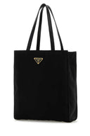 Prada Black Canvas Shopping Bag