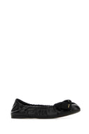 Prada Black Leather Ballerinas