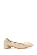 Prada Ivory Leather Pumps