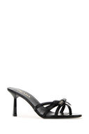 Prada Black Leather Mules