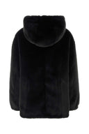 Prada Black Eco Fur Reversible Jacket