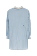 Prada Embroidered Poplin Blouse