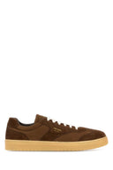 Prada Brown Suede E Re Nylon Sneakers