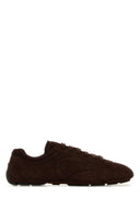 Prada Brown Suede Montecarlo Re Edition 2005 Sneakers