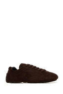 Prada Brown Suede Montecarlo Re Edition 2005 Sneakers
