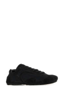 Prada Black Suede And Mesh Montecarlo Re Edition 2005 Sneakers