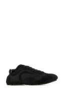 Prada Black Suede And Re Nylon Montecarlo Re Edition 2005 Sneakers