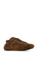 Prada Brown Suede And Re Nylon Montecarlo Re Edition 2005 Sneakers