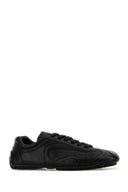 Prada Black Nappa Leather Montecarlo Re Edition 2005 Sneakers