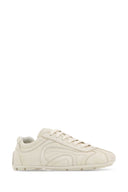 Prada Ivory Nappa Leather Montecarlo Re Edition 2005 Sneakers