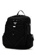 Prada Black Canvas Backpack
