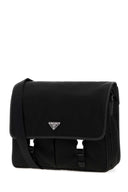 Prada Black Canvas Shopping Bag
