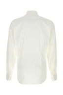 Prada White Stretch Poplin Shirt