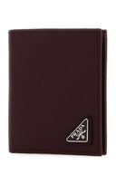 Prada Burgundy Leather Wallet
