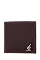 Prada Burgundy Leather Wallet