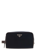Prada Navy Blue Re Nylon Prada Speedrock Beauty Case