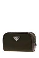 Prada Olive Green Fabric Beauty Case