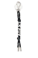 Prada Black Fabric Key Ring
