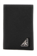 Prada Black Leather Card Holder