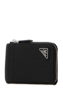 Prada Black Leather Card Holder