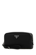 Prada Black Leather Beauty Case