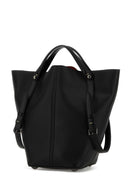 Maison Margiela Black Leather Bucket Bag