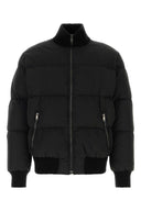 Giubbotto bomber Prada in cotone nero