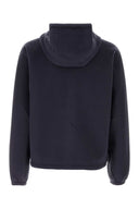 Prada Navy Blue Pile Jacket