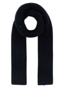 Maison Margiela 午夜蓝色羊毛围巾