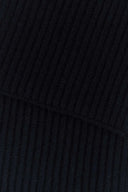 Maison Margiela 午夜蓝色羊毛围巾