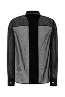 Versace 黑色真丝衬衫