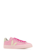 Veja Pink Leather Campo Sneakers