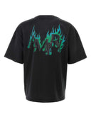 Camiseta de algodón elástico Amiri Slate