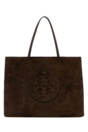 Tory Burch Brown Suede Ella Shopping Bag