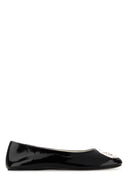 Tory Burch Black Leather Reva Ballerinas