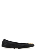 Ballerinas aus schwarzem Leder von Tory Burch