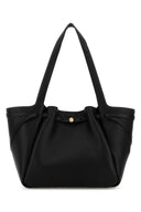 Tory Burch Romy Einkaufstasche aus schwarzem Leder