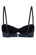Tory Burch Printed Stretch Nylon Bikini Top