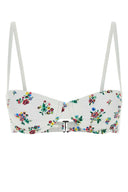 Tory Burch Printed Stretch Nylon Bikini Top