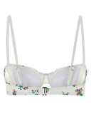 Tory Burch Printed Stretch Nylon Bikini Top