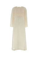 Tory Burch Elfenbein-Kaftan aus Leinenmischung