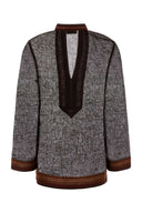 Braune Leinenbluse von Tory Burch