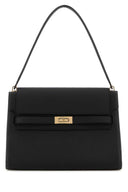 Tory Burch Black Leather Large Lee Radziwill Shoulder Bag