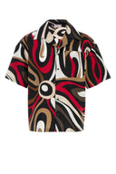 Emilio Pucci bedrucktes Popeline-Hemd
