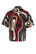 Emilio Pucci bedrucktes Popeline-Hemd