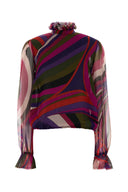 Emilio Pucci Blusa De Lona Estampada