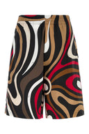 Emilio Pucci popeline bermudashort met print