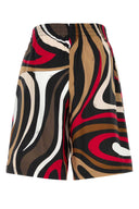 Emilio Pucci popeline bermudashort met print