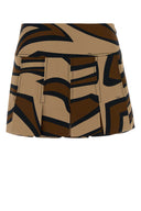 Emilio Pucci minirok van stretchkatoen met print