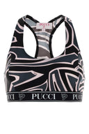 Emilio Pucci bedruckter Stretch-Nylon-BH